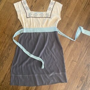 Gorgeous, unique 100% Silk Dress by Diodore (from Anthropologie)